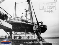 SRN6 being transported